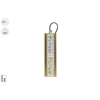 Прожектор Взрывозащищенный GOLD, универсальный U-1, 53 Вт, 100°