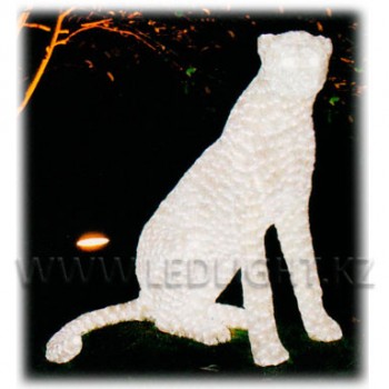 Декоративная светящаяся акриловая фигура "Леопард"