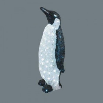 Декоративная светящаяся акриловая фигура "Пингвин"
