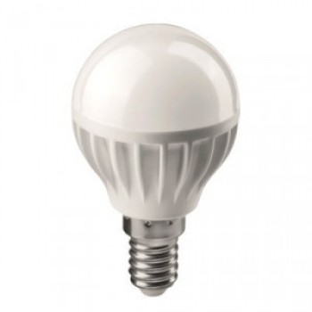 Лампа светодиодная 8Вт шар 2700К тепл. бел. E14 560лм 176-264В Онлайт